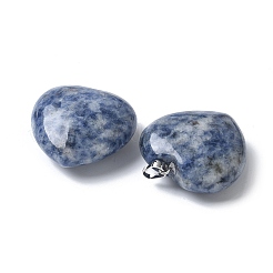 Pendenti con diaspro blu naturale&nbsp;G-A259-02P-08