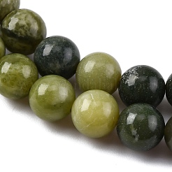 Натуральный канадский нефрит бисер пряди G-NH0029-02C