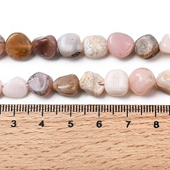 Натуральный розовый опал бусы пряди G-B161-B05