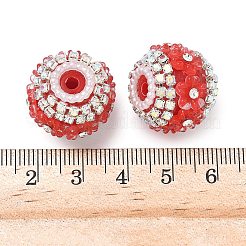 Bling Harz Strass Blumenperlen&nbsp;OACR-D310-01P-E