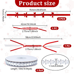 Наборы для самостоятельного изготовления браслетов из полиэфирной ленты и плетения&nbsp;DIY-GA0007-96A