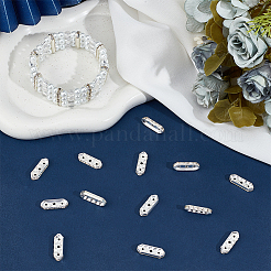 180 шт. 3-отверстия железных мостовых распорок со стразами класса А&nbsp;RB-BBC0001-04S