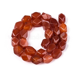 Chapelets de perles rouges en agate naturelle&nbsp;GG-N361-06A-03