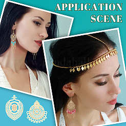 Набор для изготовления филигранных сережек своими руками DIY-UN0003-49