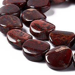 Naturali brecciati perline di diaspro fili&nbsp;G-O120-12