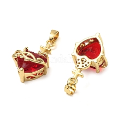 Латунные микро проложить кубического циркония подвески&nbsp;X-KK-G533-08G