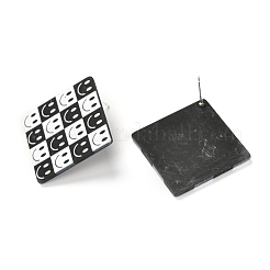 Смола серьги EJEW-I257-01G