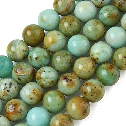 Natürliche afrikanische türkis (jasper) perlen stränge&nbsp;GG-CBA6BAC-A01-10mm