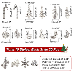 200pcs 10 pendentifs en alliage de style tibétain&nbsp;TIBE-CA0001-20