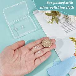 925 стерлингового серебра S-крюк пряжки&nbsp;FIND-BC0014-25B