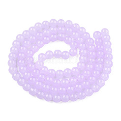 Стеклянные бусины DGLA-S076-8mm-27-01