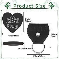 1 шт. памятная монета в форме сердца из нержавеющей стали 201 для лиц AJEW-CN0001-68C