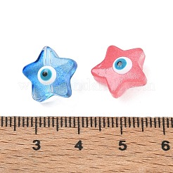 Hechos a mano de los abalorios del lampwork del ojo malvado&nbsp;LA-CBAAB97-01C