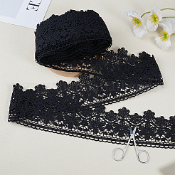 6м полиэстеровая ткань кружевная отделка DIY-CY0001-64A