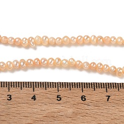 Hebras de perlas de agua dulce cultivadas naturales&nbsp;PA-CBAC463-30