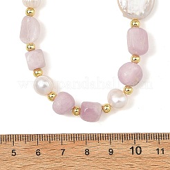 Bracelets en perles de kunzite naturelle&nbsp;NJEW-JN06574-01