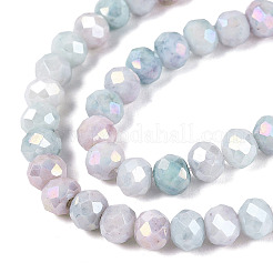 Fili di perline di vetro tinte effetto ombré&nbsp;LS-GLAA-C023-02-C24