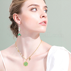 40шт 10 стиля светлые позолоченные подвески из сплава с эмалью ENAM-AR0001-21