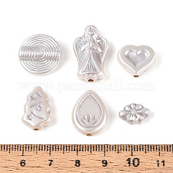 Перламутровые непрозрачные акриловые бусины X-OACR-T029-04A