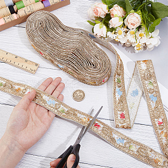 Лента для вышивки из полиэстера OCOR-WH0101-160A