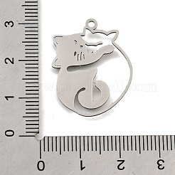 201 Edelstahlanhänger&nbsp;STAS-S176-20P