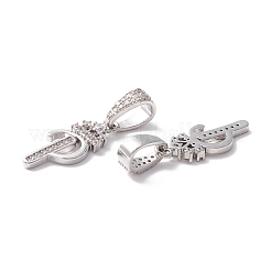 Кулоны из экологически чистой латуни с микропаве и кубическим цирконием KK-K265-01P-P