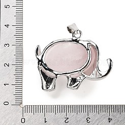 Ciondoli quazo rosa naturale&nbsp;G-G112-01P-10