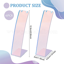 Акриловые висячие серьги с наклоном назад&nbsp;EDIS-WH0012-43