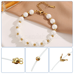 800 шт. 8 стиля 304 нержавеющая сталь разделительные бусины&nbsp;STAS-WR0001-35