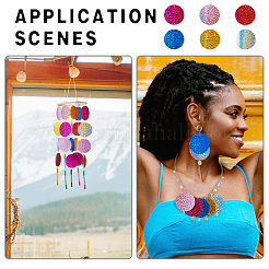 150 шт. ПВХ пайетки/звенья из пайеток&nbsp;PVC-TA0001-07B