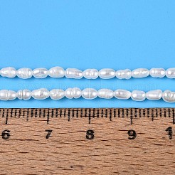 Нити из натурального культивированного пресноводного жемчуга PEAR-T006-28