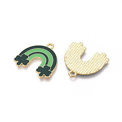 Подвески из сплава с эмалью ко дню святого патрика&nbsp;ENAM-T023-07B