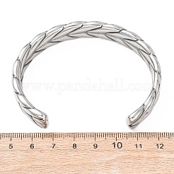 Brazaletes retro de acero inoxidable quirúrgico 316&nbsp;BJEW-C142-14D-AS
