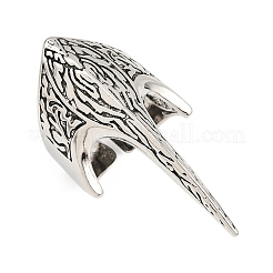 Сплав манжеты кольца RJEW-D328-01B-AS