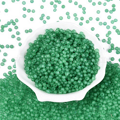 Perles de rocaille en verre transparent dépoli fgb&nbsp;SEED-N013-04A-09