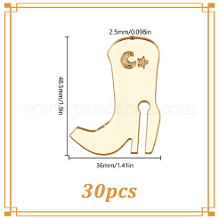 1 пакетик акриловых подвесок для бокалов вина&nbsp;OACR-HY0001-24B-01
