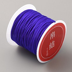 Cordon de nouage chinois en nylon&nbsp;NWIR-WH0002-02H