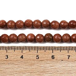 Синтетические голдстоуновские бисер пряди G-Z117-A01-6mm