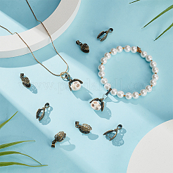 30 шт. латунные скобы для ледоруба&nbsp;KK-GO0002-14AB