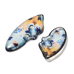 4шт 4 стиля прозрачные подвески из эпоксидной смолы RESI-B032-03C