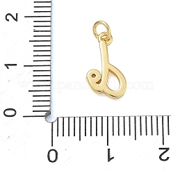 Ciondoli in ottone zirconi chiari micro pavé&nbsp;KK-D289-66G-D