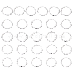 Плоские круглые бусины ручной работы из полимерной глины heishi тянутся браслеты BJEW-JB11782