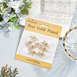 8 шт. латунный микропаве кубический цирконий с подвесками из смолы KK-BBC0020-65