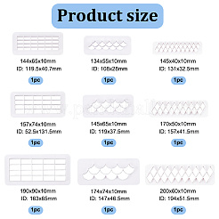 3 набор из 3 трафаретов для торта из помадки AJEW-BC0006-74