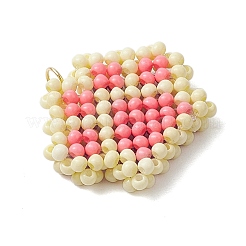 Подвески в виде отпечатков лап из бисера&nbsp;PALLOY-MZ00573-01