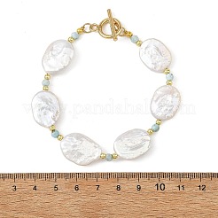Armbänder aus ovalen&nbsp;BJEW-JB14338