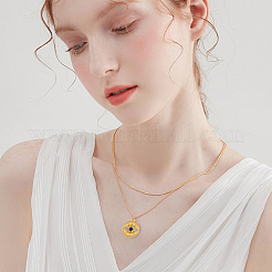 12 шт. 6 подвески в виде глаз из нержавеющей стали 304&nbsp;STAS-DC0012-68