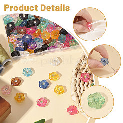 100 шт. двухцветные пластиковые пуговицы с тремя отверстиями&nbsp;BUTT-CA0001-65