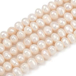 Нити из натурального культивированного пресноводного жемчуга PEAR-I007-07Y-06A