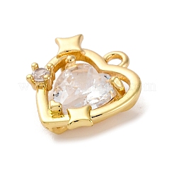 Латунные микро проложить кубического циркония подвески KK-U042-20G